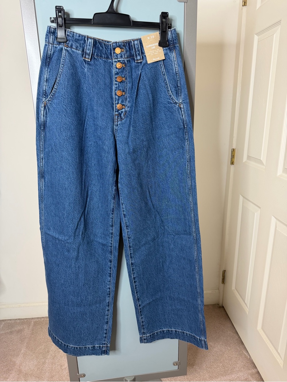 Madewell Superwide leg jeans